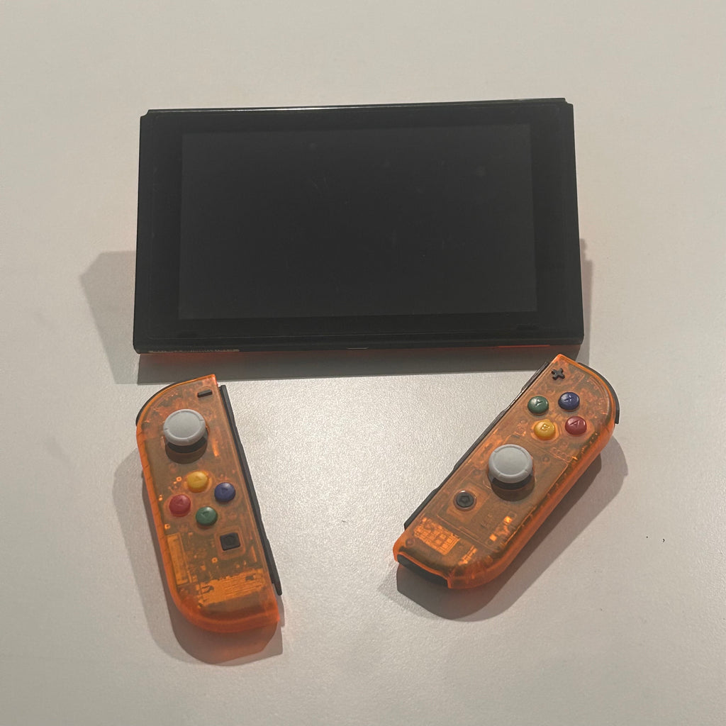 Clear Orange Nintendo Switch (E-SHOP Banned)