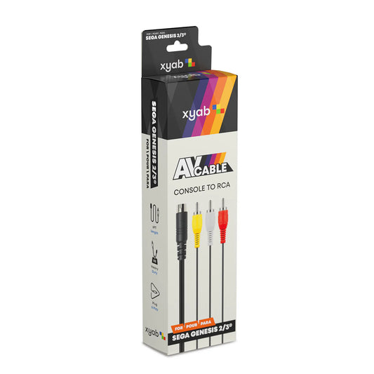 AV Composite Cable (Sega Genesis® 2 / 3®)
