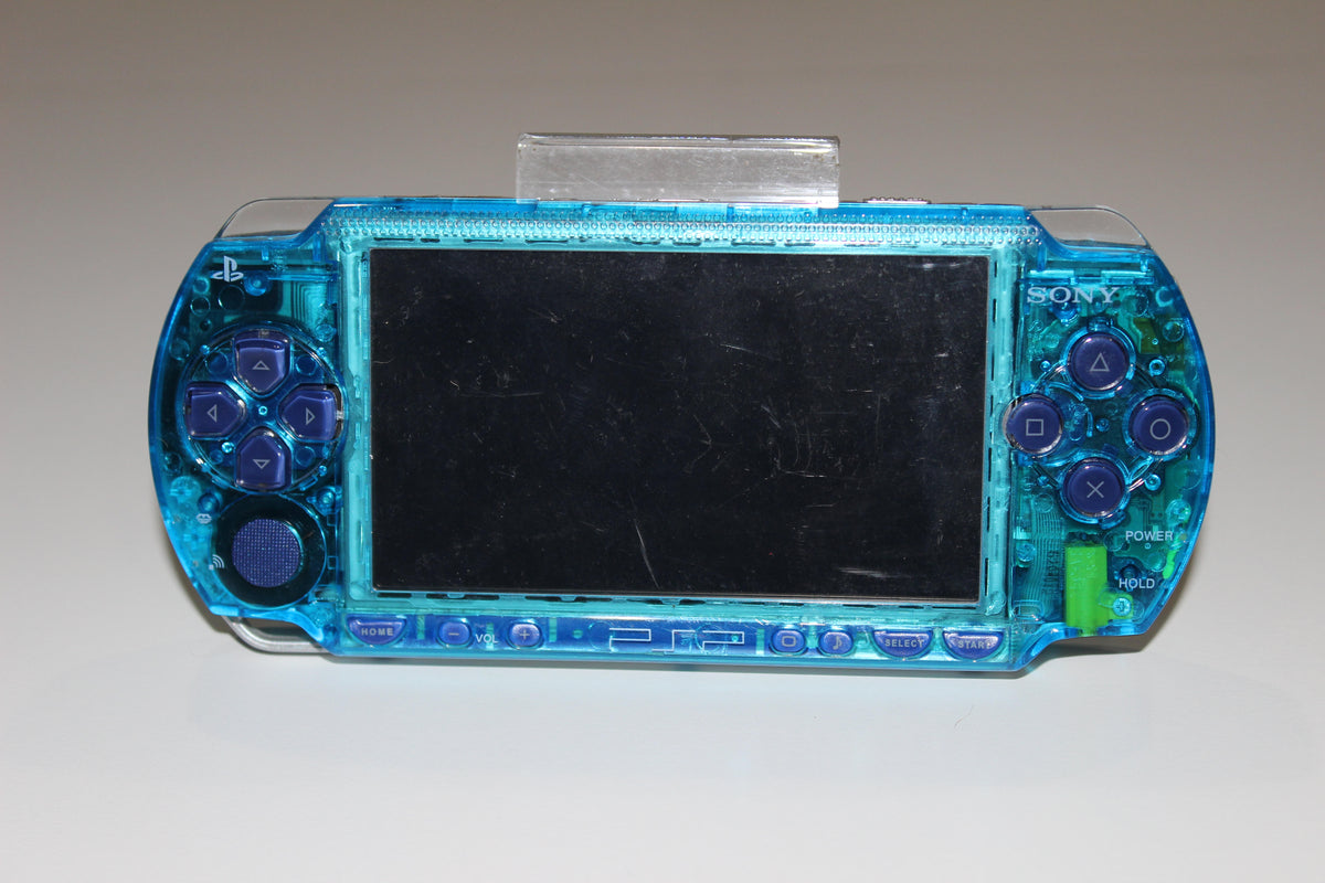 Custom PSP 1000 Clear Blue & Navy Buttons