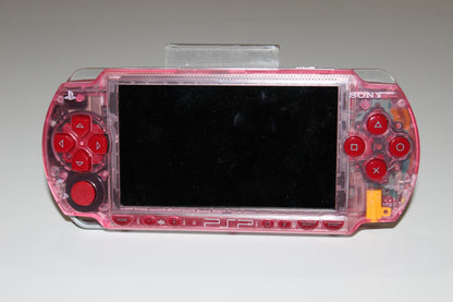 Custom PSP 1000 Clear Pink & Red Buttons